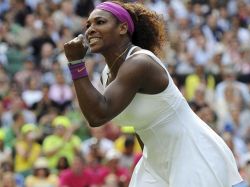 Serena Williams en cuartos de final de Wimbledon