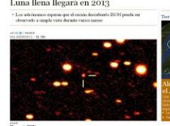 Cometa más brillante que la Luna se podrá ver en 2013