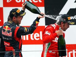 Vettel gana Gran Premio de la India y Alonso queda segundo