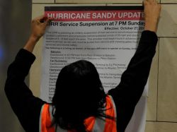 Una Nueva York paralizada recibe hoy al huracán "Sandy"