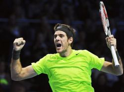 Del Potro derrotó a Federer y se metió en semis del Masters