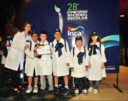 Inca premió a ganadores de concurso escolar de plástica
