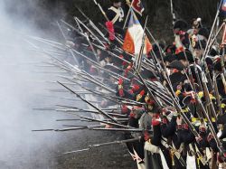 Impactante reconstrucción de la batalla de Austerlitz