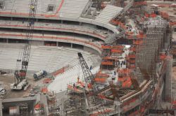 Avanza el estadio en que Uruguay debutará con España