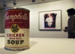 Arte más accesible de Warhol sale a la venta en Internet