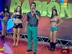 Bailarina vinculada a narcos se desmayó en programa de TV