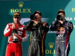 Fórmula 1: Kimi Raikkonen ganó en Australia el primer GP