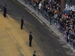 Empezó el cortejo fúnebre de Thatcher por calles de Londres