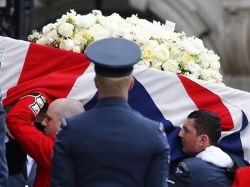 La solemnidad marcó funeral de Margaret Thatcher