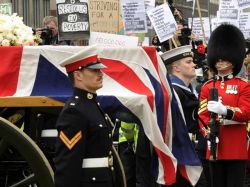 La solemnidad marcó funeral de Margaret Thatcher
