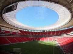 Confederaciones: inaugurado estadio para Uruguay - España