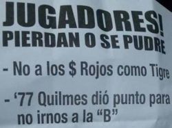 Piden que Racing pierda para que el "Rojo" se vaya a la B