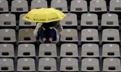 Lluvia paró Roland Garros