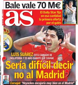 En España dan como un hecho pase de Suárez a Real Madrid