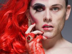 "Half Drag": mitad hombre, mitad mujer, todo fotografía