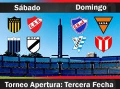 Tercera fecha del Apertura con choque entre líderes