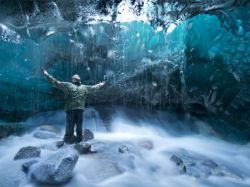 El corazón de un glaciar: frío y magia en fotos