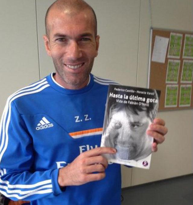 Libro sobre ONeill le llegó a Zinedine Zidane