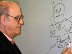 Quino: "Quisiera dibujar más pero mis ojitos no me dan"