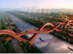 Construirán en China puente futurista inspirado en Moebius Construirán en China puente futurista inspirado en Moebius