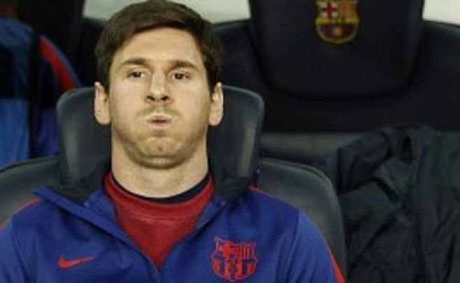 Lionel Messi está "triste" y con "bronca" por la lesión Lionel Messi está "triste" y con "bronca" por la lesión