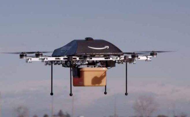 Compañía Amazon prevé usar drones en sus entregas