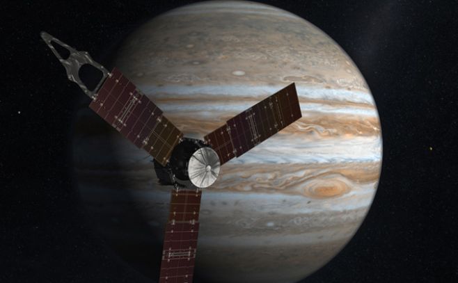Juno de la Nasa capta imágenes de la Tierra y la Luna Juno de la Nasa capta imágenes de la Tierra y la Luna