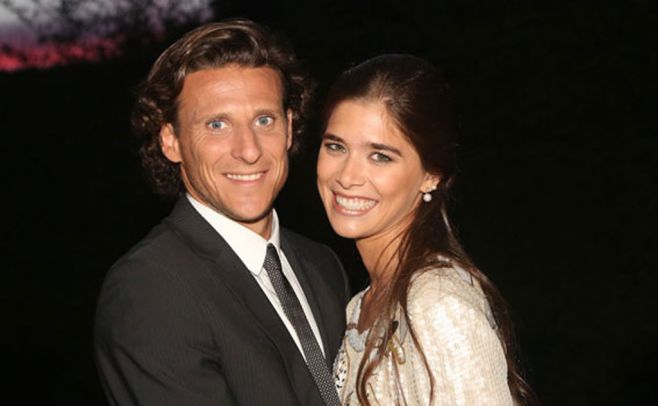Diego Forlán y Paz Cardoso se casaron por Iglesia