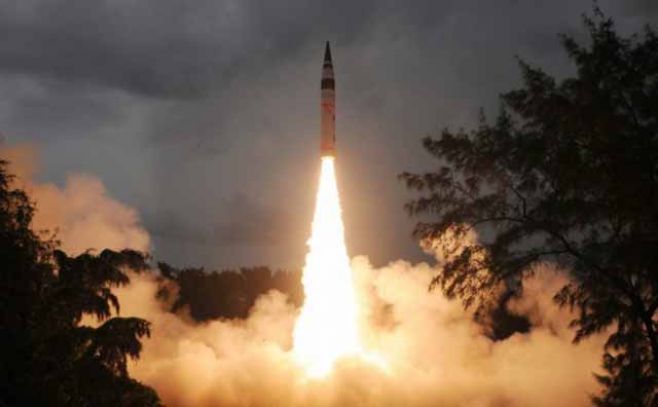 India: éxito con misil de largo alcance y capacidad nuclear