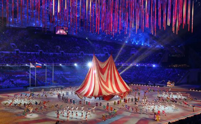 Uruguayos se destacaron en la ceremonia de clausura de los Juegos Olímpicos de Invierno de Sochi 2014. EFE