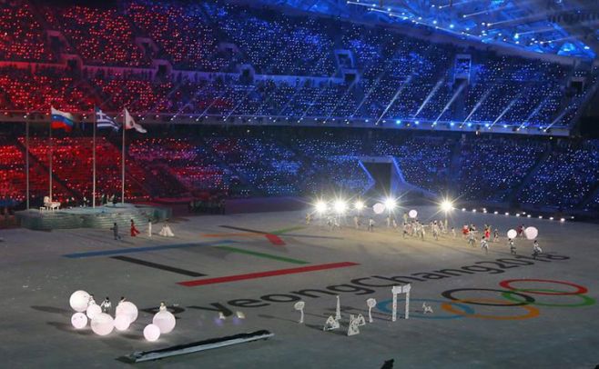 Uruguayos se destacaron en la ceremonia de clausura de los Juegos Olímpicos de Invierno de Sochi 2014. EFE