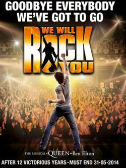 Clausuran el musical de Queen "We Will Rock You" en Londres Clausuran el musical de Queen "We Will Rock You" en Londres
