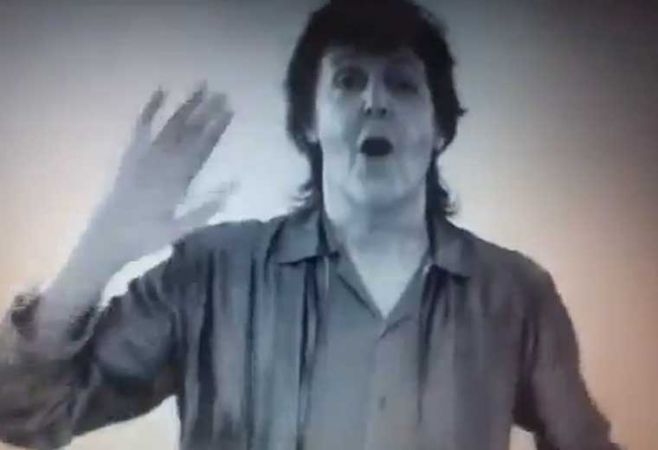 Paul McCartney saluda a Uruguay. 