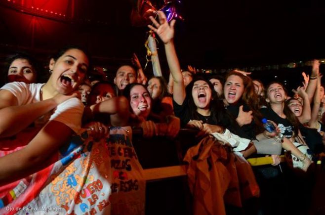 Galería de fotos del imponente show de NTVG en La Plata. Marcelo "Pjaro" Singer