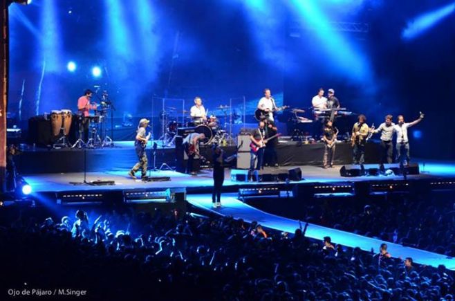 Galería de fotos del imponente show de NTVG en La Plata. Marcelo "Pjaro" Singer