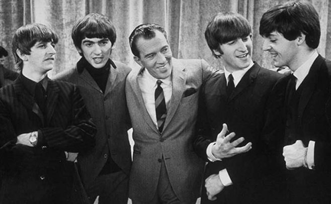 Los Beatles en The Ed Sullivan Show. Getty Images