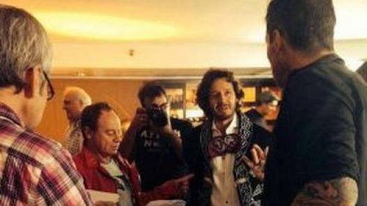 Benjamn Vicua, otro de los participantes en la apertura.