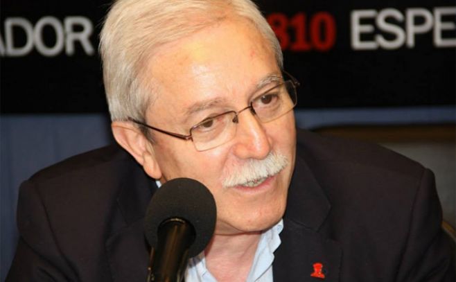 Justo Manuel Rodrguez, secretario general de la UGT-Asturias, en estudios de El Espectador.. 