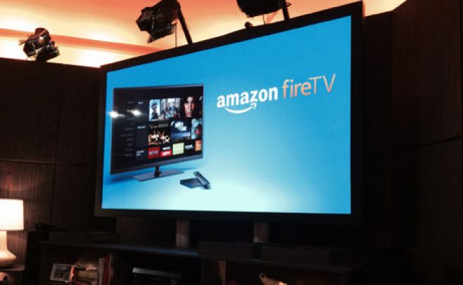 Amazon presenta Fire TV, la competencia de Apple TV. 
