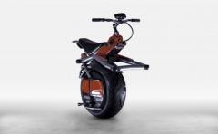La moto eléctrica que tiene una sola rueda