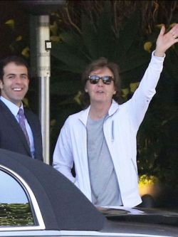 Paul McCartney ya está en Uruguay