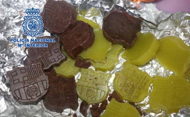 Imagen de los dulces adulterados. Polic�a Nacional de Espa�a Imagen de los dulces adulterados. Polic�a Nacional de Espa�a