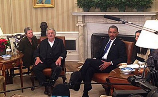 Clima cordial se vivió en la reunión Mujica-Obama