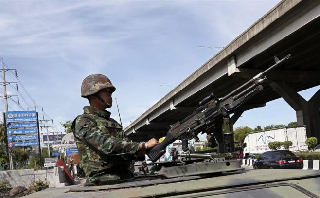 Ley marcial en Tailandia. EFE