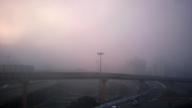 Demoras en vuelos internacionales y domsticos por niebla en Buenos Aires. @angelsotera