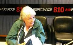 Lucía Topolansky: Con respecto a la candidatura de Sendic a la vicepresidencia "estoy tentada a contestarle: 'Tuya, Héctor'"