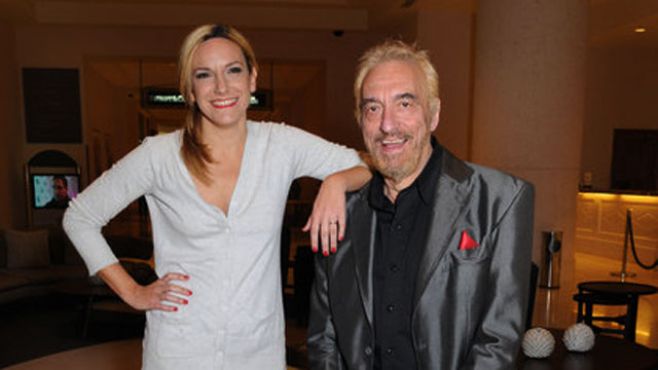 Vernica Perrotta y Jorge Denevi en el Conrad Punta del Este. 