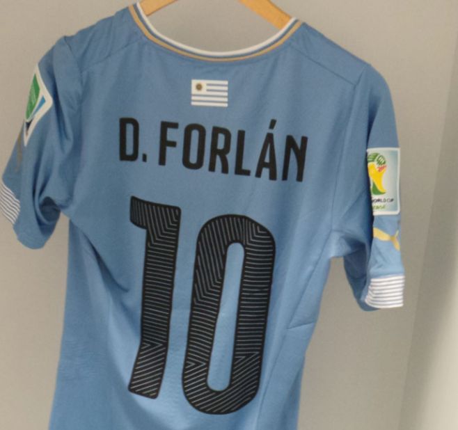 La celeste est� lista para salir a la cancha. 