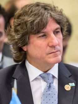 Amado Boudou, es el primer vicepresidente en funciones en la historia argentina en ser procesado en un caso de corrupcin.. EFE