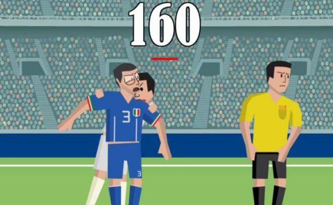 La mordida de Suárez se convirtió en videojuego